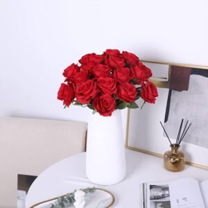 Artificial Red Rose Bunches - demo